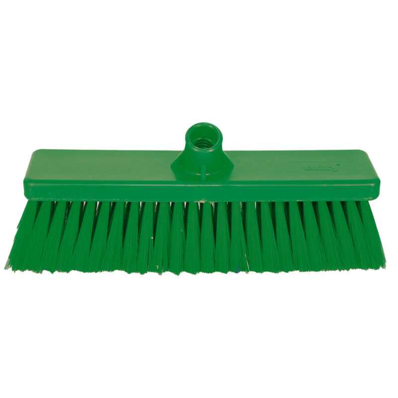 Janitorial Hygiene Broom Head – Hard Green 300mm