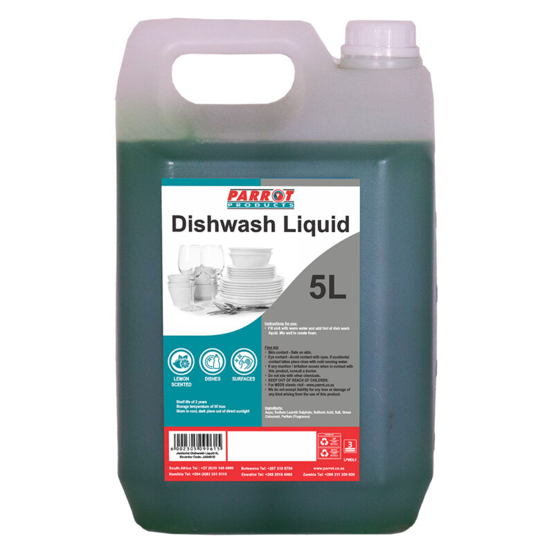 Janitorial Dishwash Liquid 5 Litre