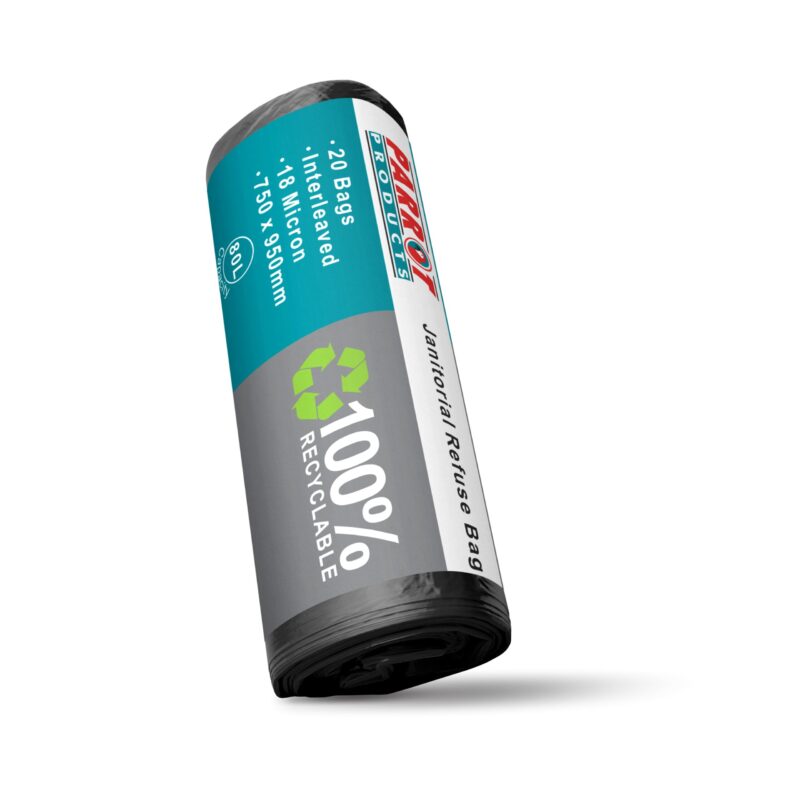 Janitorial Refuse Bag 28 Micron 750 x 950mm