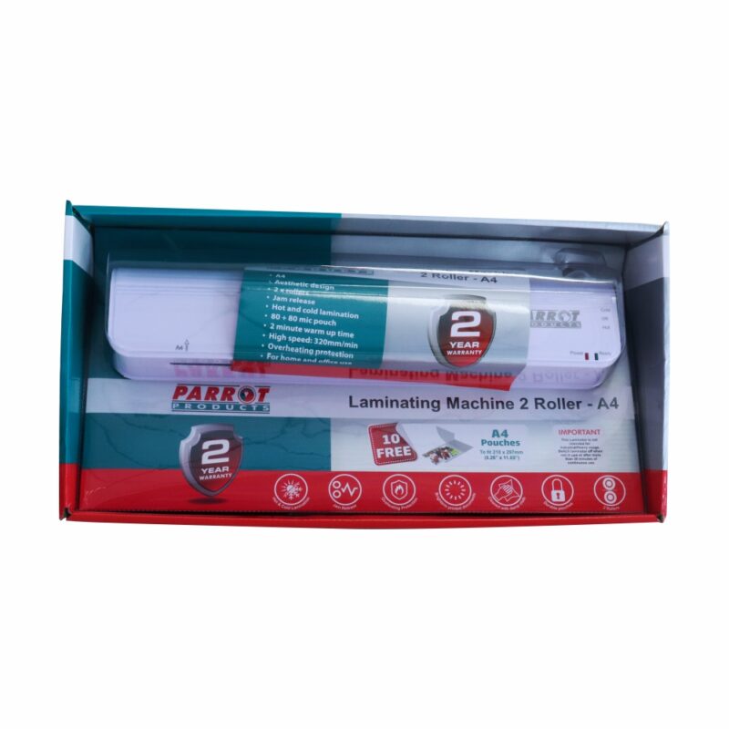 A4 Laminating Machine (2 Roller – 320MM/Min – Retail)