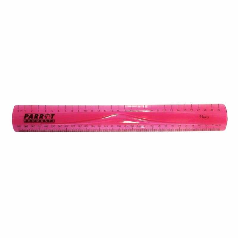Parrot Flexible Ruler 30cm Pink
