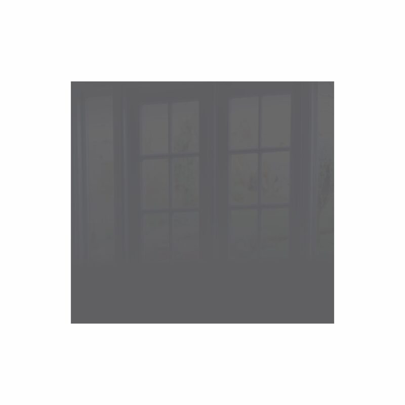 Decorative Glass Wall Tile (598 X 650 X 6mm) Gun Metal