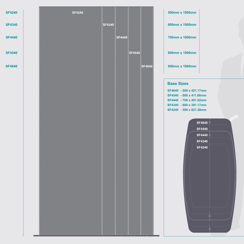 Sign Frame (800*1800mm – Double Sided – Standing)