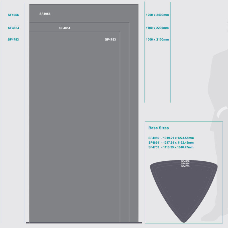 Triangular Tower Sign Frame (1000*2100mm)