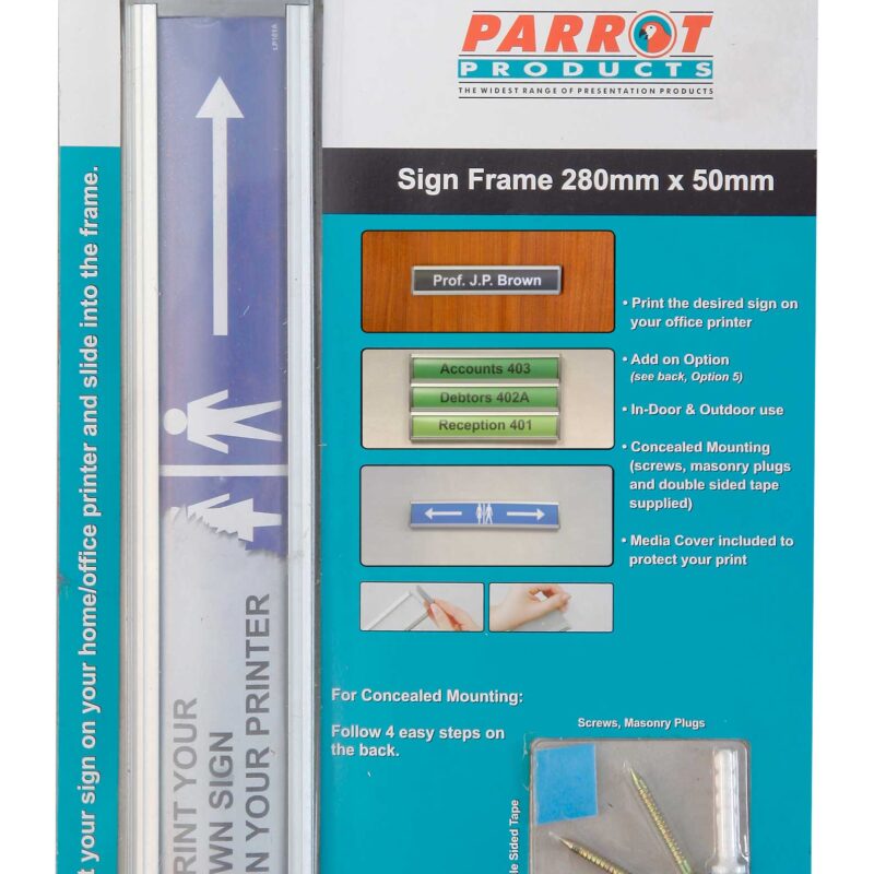 Sign Frame (50*280mm – Retail Pack)