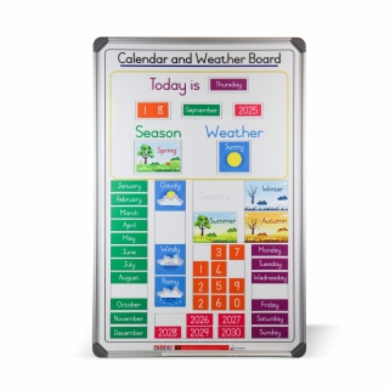 Calendar And Weather Board Slimline Magnetic 900*600mm