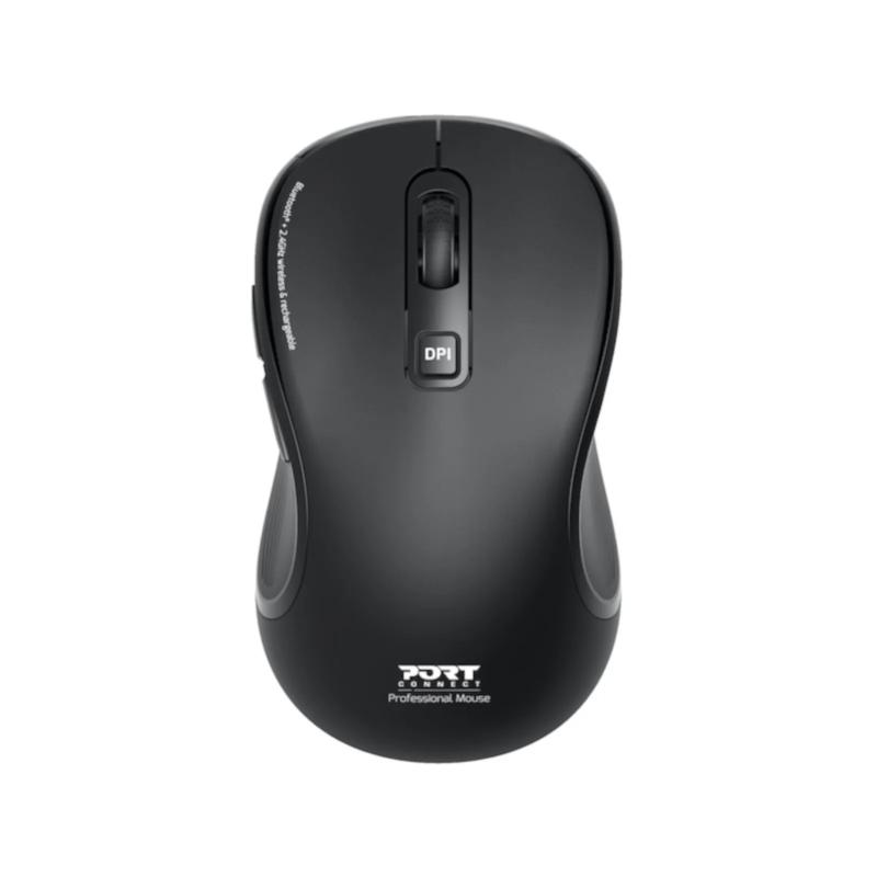 Port Essential Wireless Black Mouse