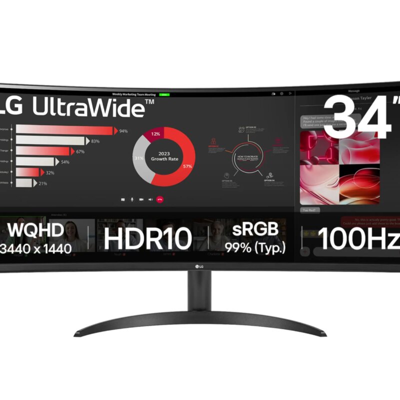 LG UltraWide 34″ VA QHD Curved Monitor