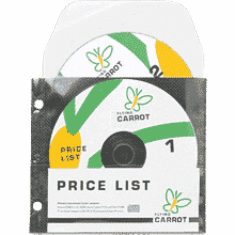 Non Adhesive Cd/Dvd Pocket With Flap 10  Pk