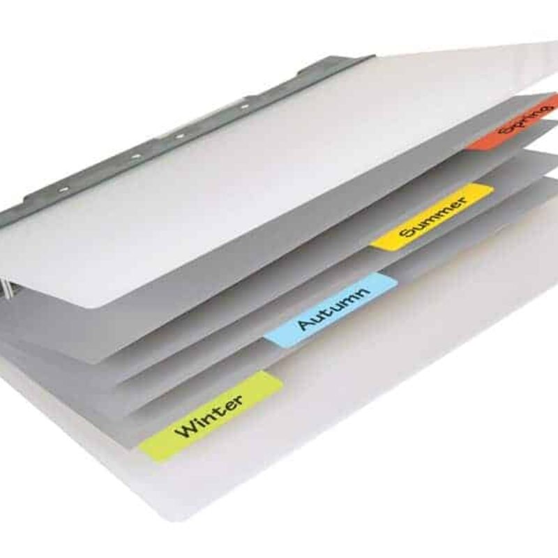 Maxi Tabs – Assorted. 30X70Mm 32 Pk