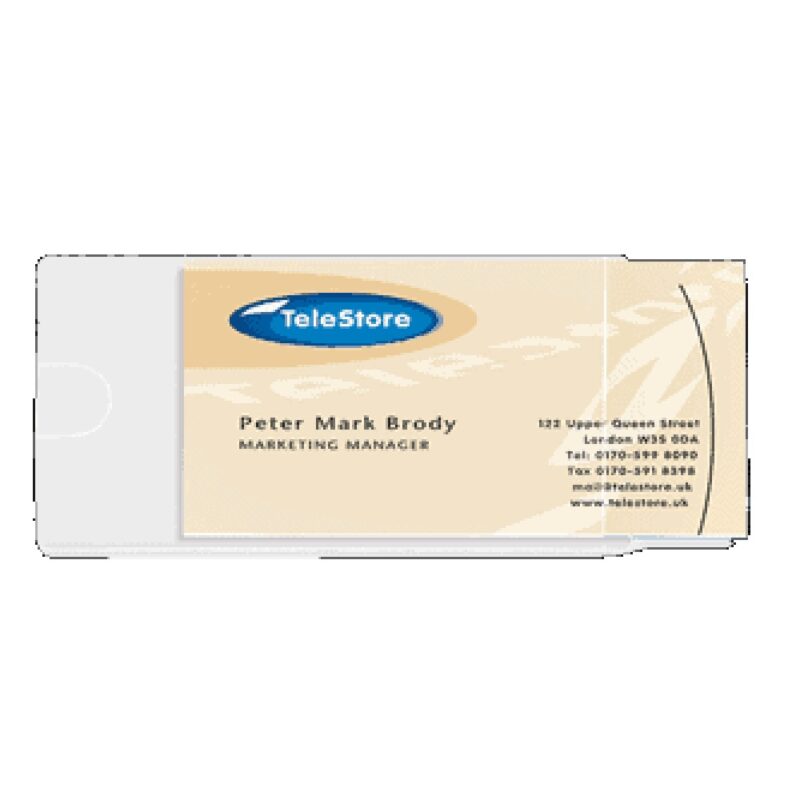 Business Card. Side Open 10 Pk