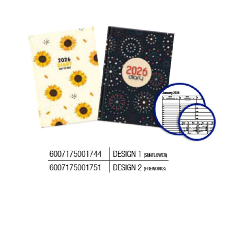 A5 Week 2 View Printed Matt/Lam 2026  DES1