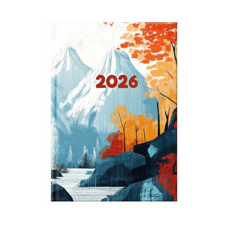 A5 Page A Day Gloss/Matt Printed 2026 Design 3