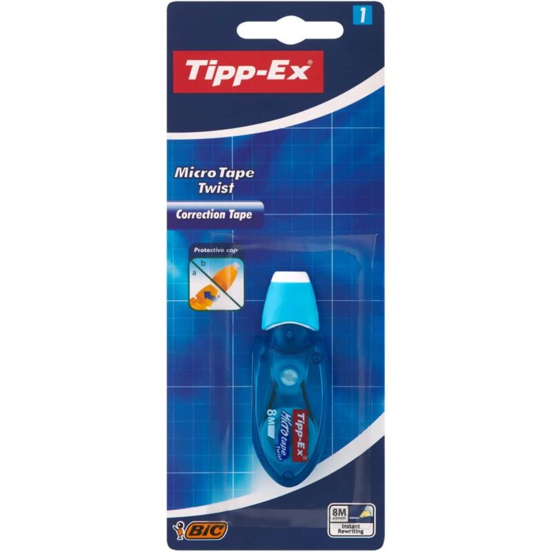 Tippex Micro Tape Twist 8Mtr (1Pack)