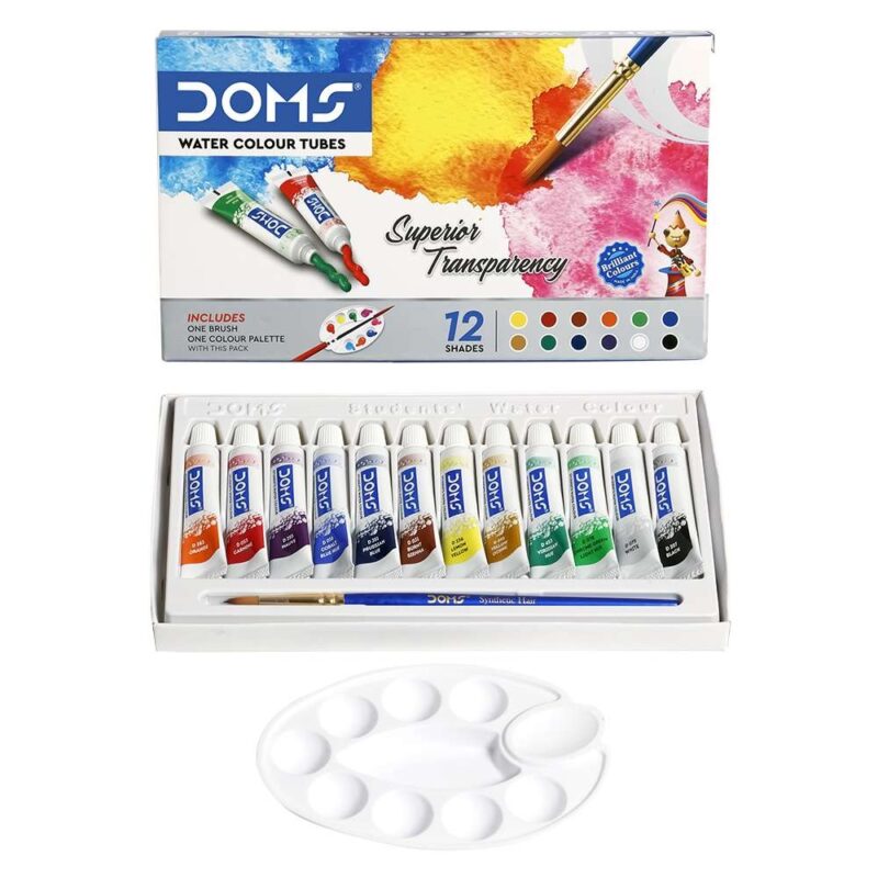Doms Watercolor Tubes 12+Pal 7768