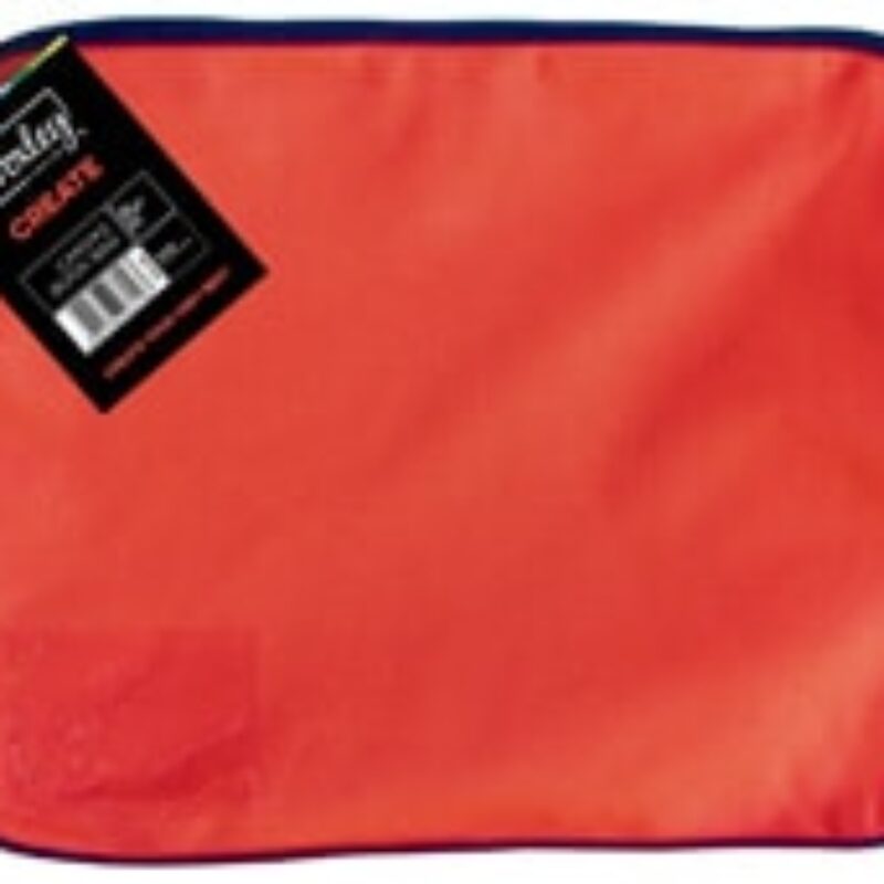 CROXLEY Canvas Gusset Book Bag Red Each