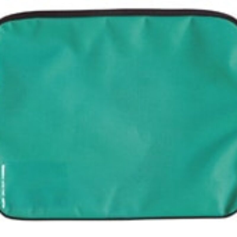 CROXLEY Canvas Gusset Book Bag Teal Green Each