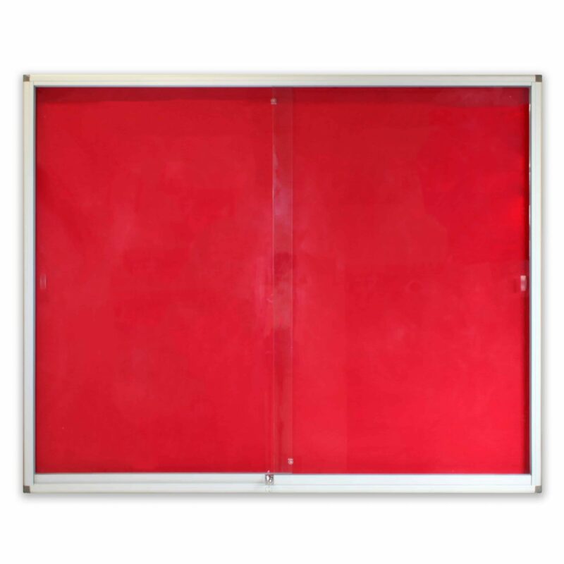 Display Case Pinning Board 1500*1200mm Red