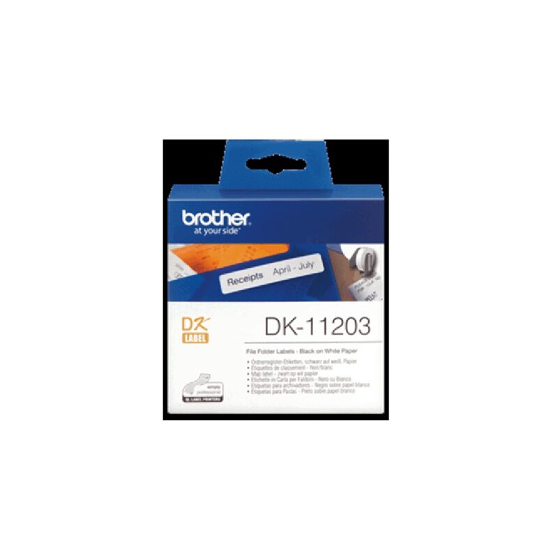 DK 11203 – File Folder Label (17mm x 87mm) 300 labels/roll