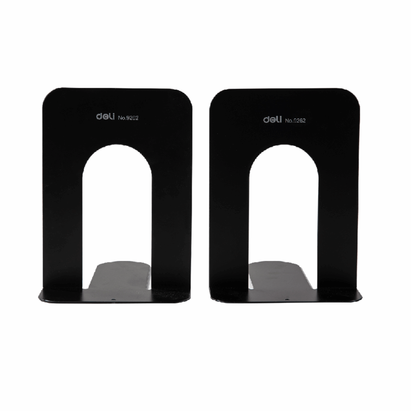 Deli Book Ends Black (2/set) E9262