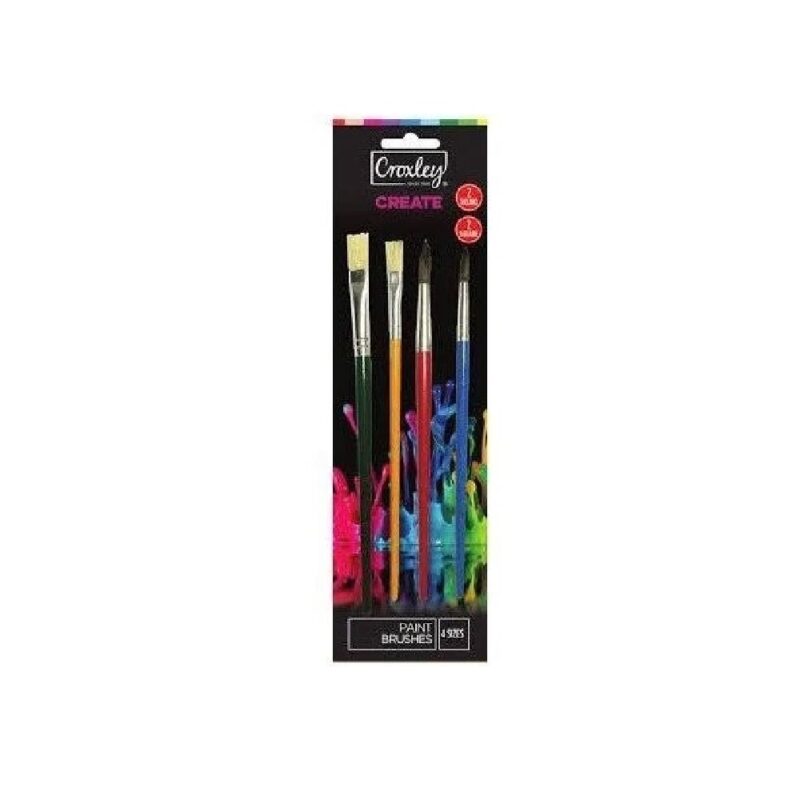 Art Brush Set 8/12 6/12 SET (4) Croxley