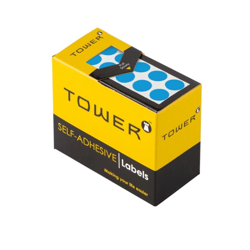 Tower C10 Colour Code Labels Light Blue