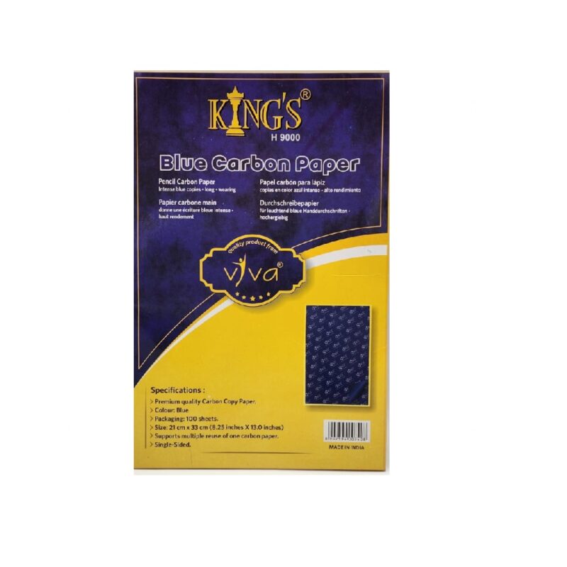 Kings H9000 Paper Carbon Blue 100