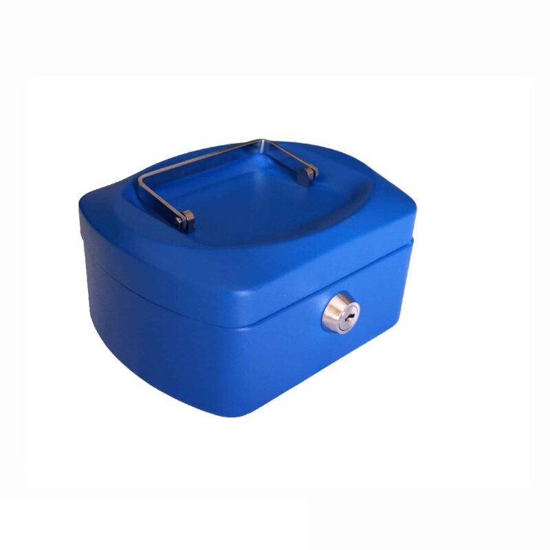 CROXLEY 6″ Cash Box Blue Each
