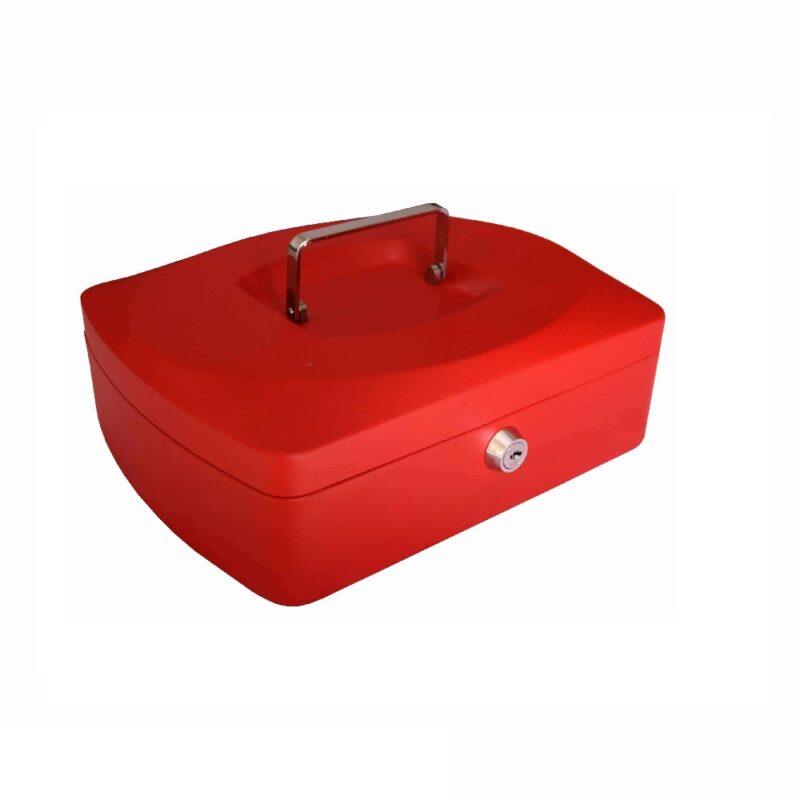 CROXLEY 10″ Cash Box Red Each
