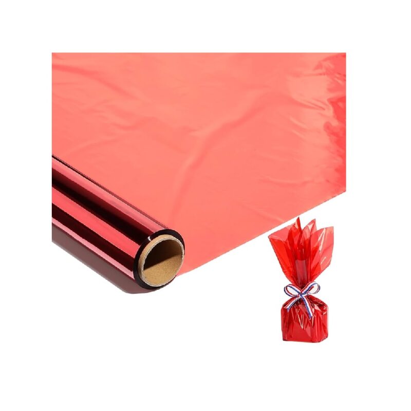 Cellophane Rolls 1mx1m Red