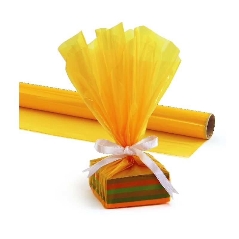 Cellophane Rolls 1mx1m Yellow