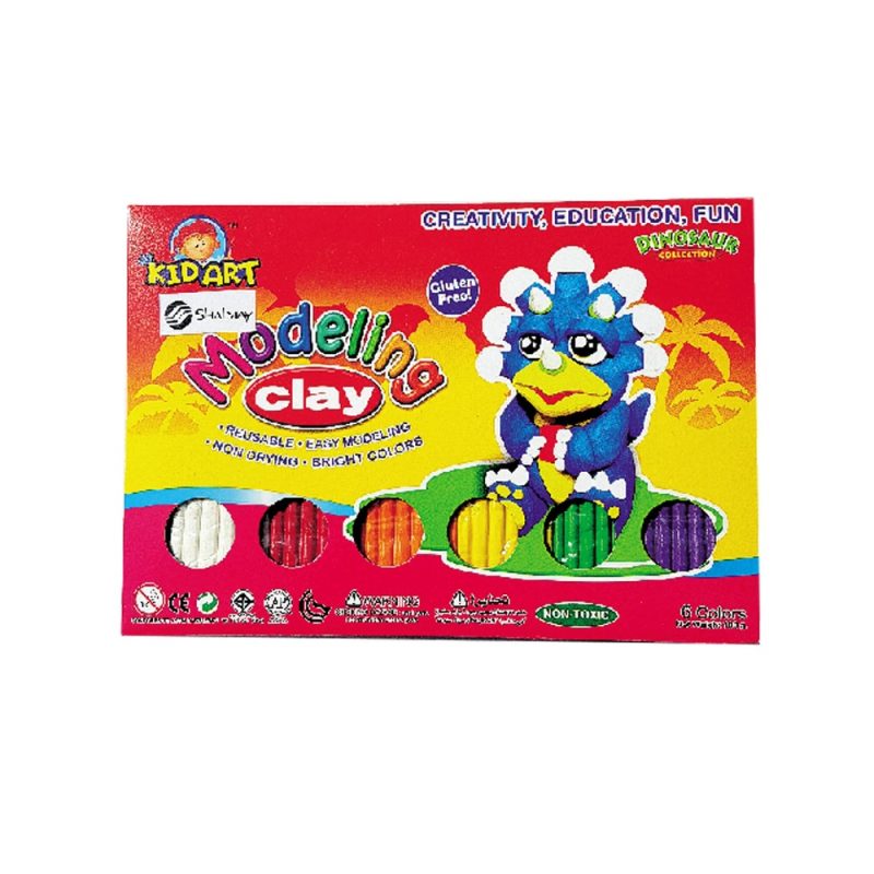 Kidart Model Clay T400 400G 8Col