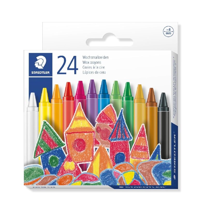 Staedtler Wax Crayons (24 ) Standard 8mm
