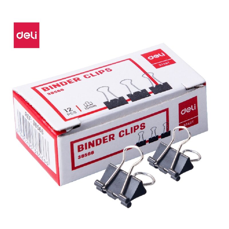 Foldback Clips 51Mm (12) Deli 38561