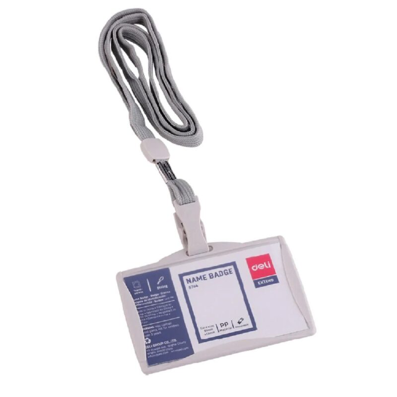 Deli Name Display Badge With Lanyard – (30) – 5744