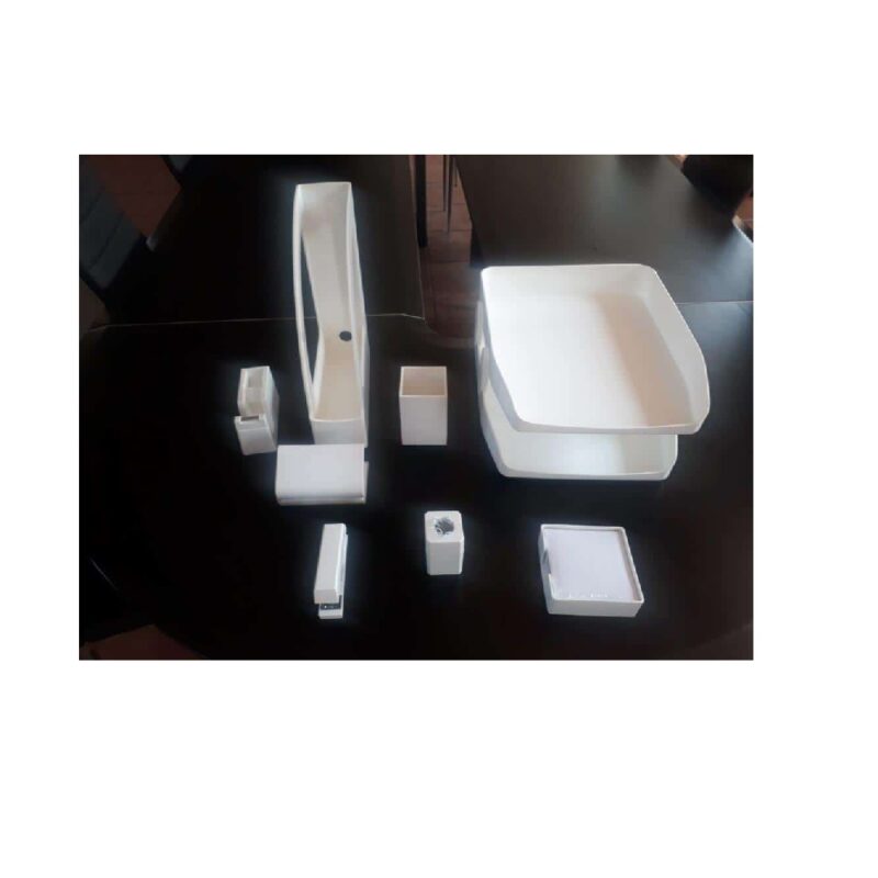 Desk Accessories White Combo