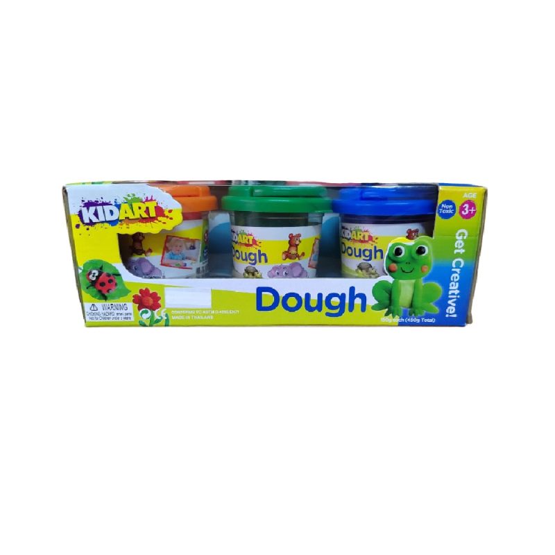 Kidart 3Color Dough 150/3 Red/Yellow/Pink