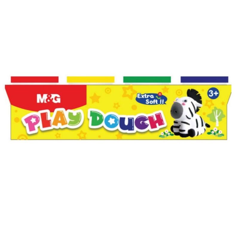 M&G Playdough 4Color R4X100G(040D3)