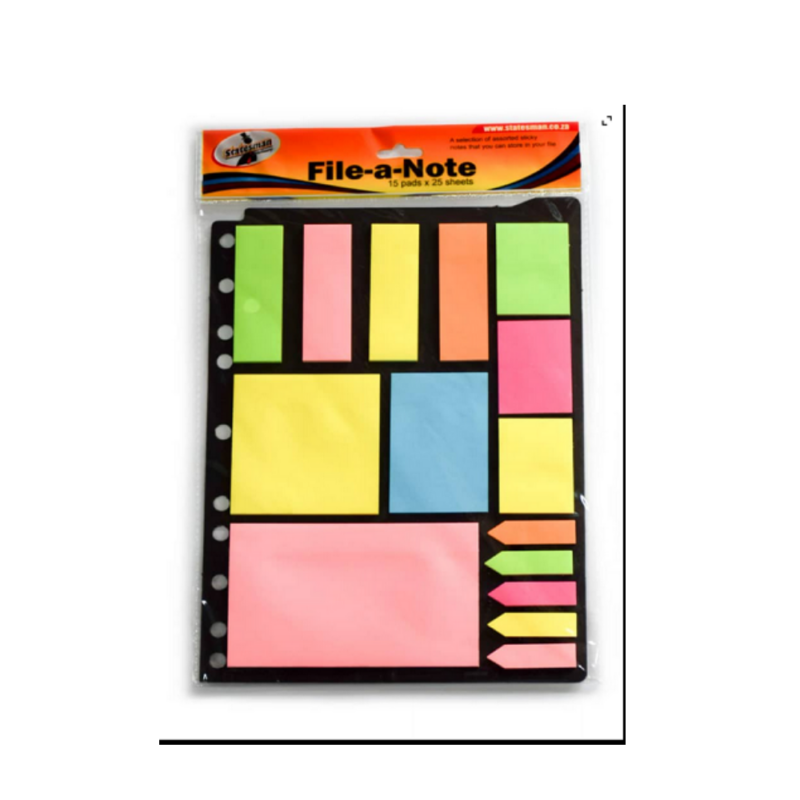 File-a-note Sticky Pad Statesman 6009534707694