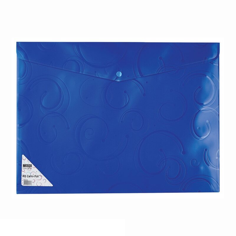 Meeco Carry Folders A3 Creative Blue
