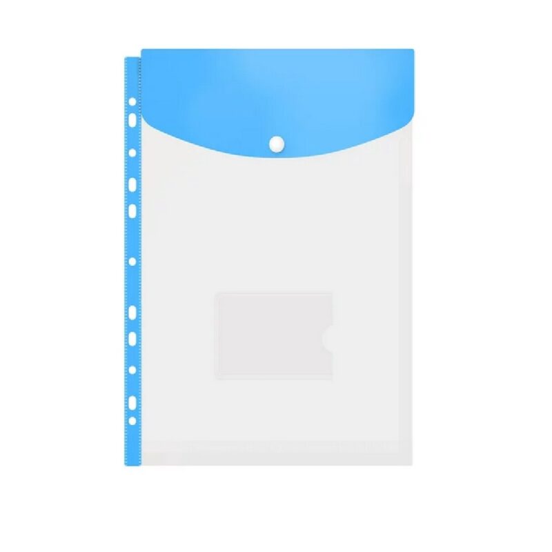 Kenzil Punched Top Load Carry Folder BLUE