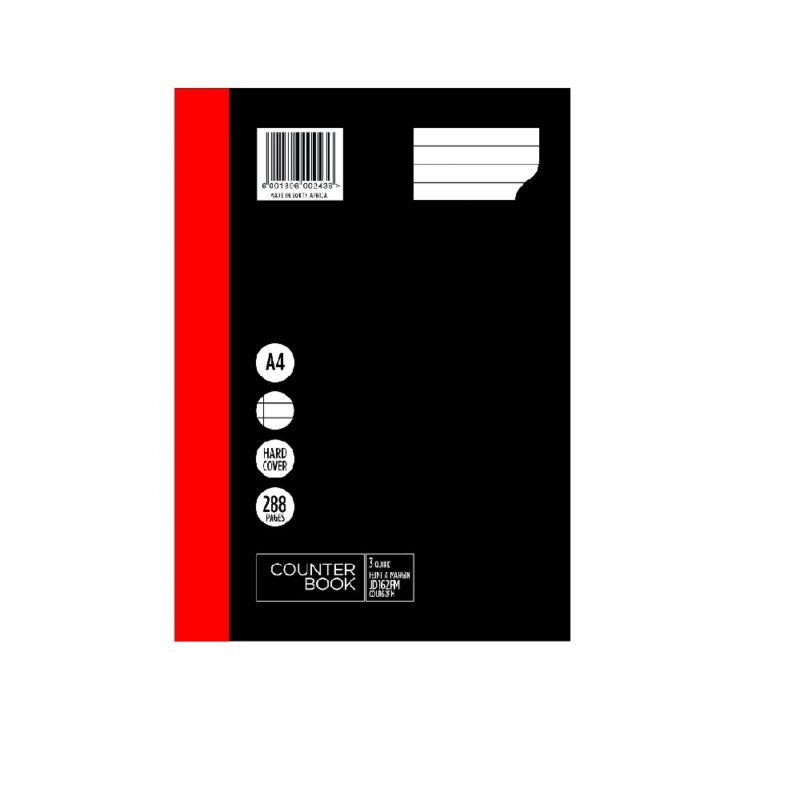 JD162 3-Q 288 Pg Ruled F&M A4 Each