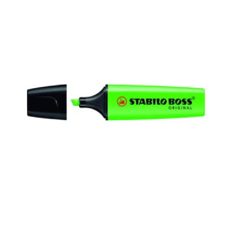 STABILO BOSS Original Highlighter: Green Each
