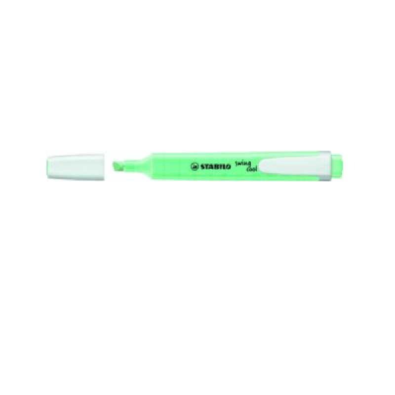 STABILO Swing Cool Highlighter: Pastel Mint Each NEW