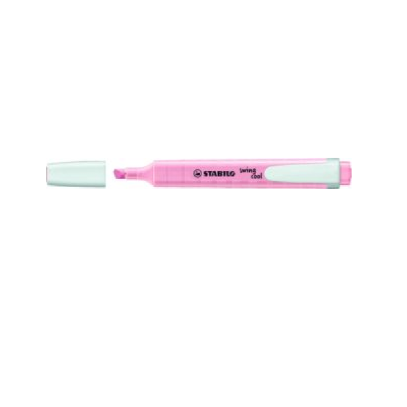 STABILO Swing Cool Highlighter: Pastel Pink Each NEW
