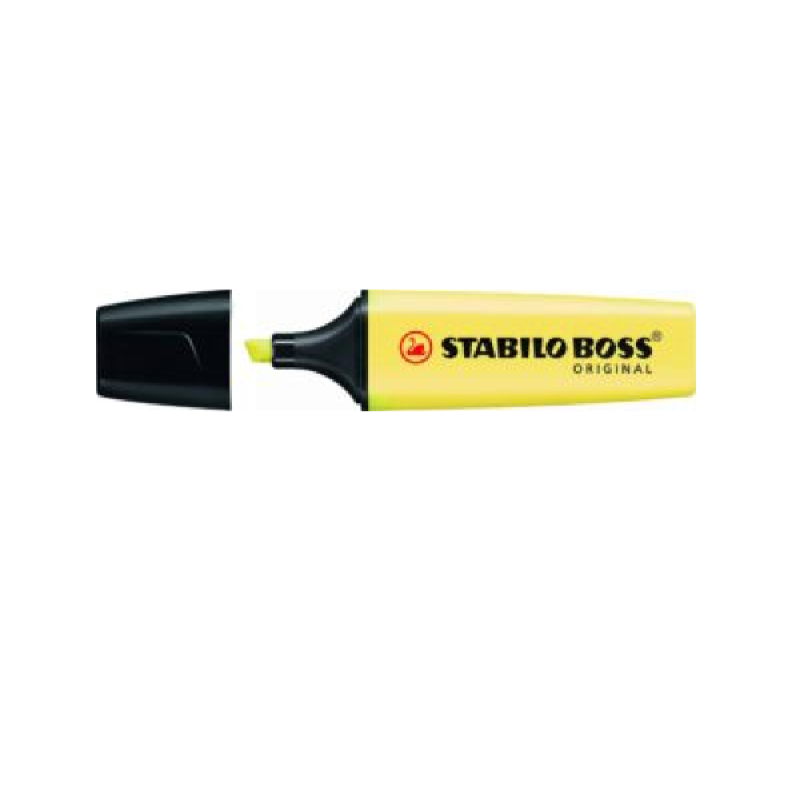 STABILO BOSS Original Highlighter: Pastel Yellow Each