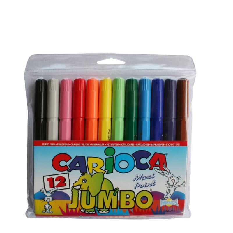 CARIOCA Jumbo Assorted Colours, Wallet Of 12