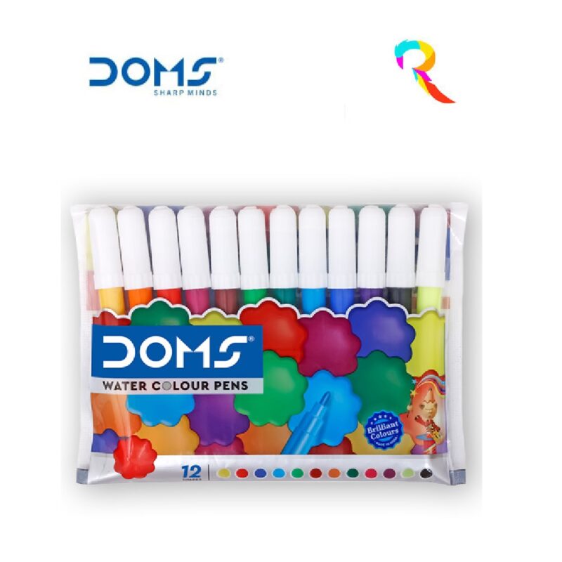 Doms Mini Watercolor Pens(12)3497