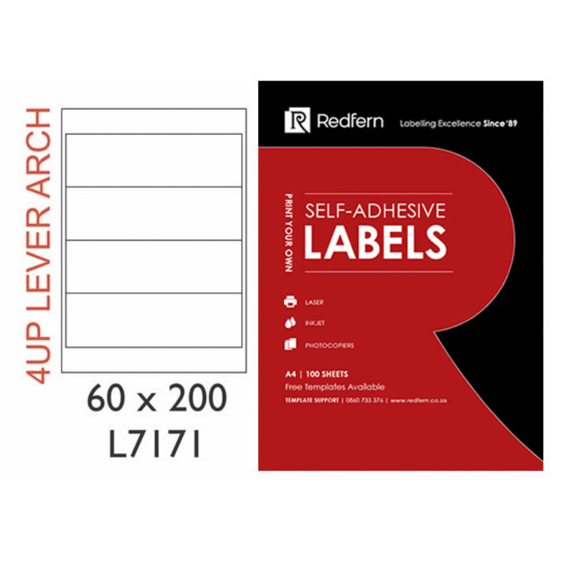 021094 4Up Lever Arch 60 X 200