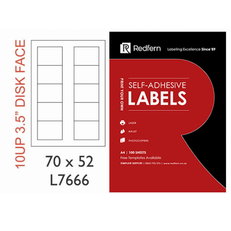 021039 10Up Disk Face 70 X 52